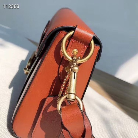 NWT COACH Guang Yu JADE SIG CC REXY Print Flap Shoulder X-body Bag Leather $398 - Picture 6 of 12